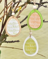 Dřevěná vajíčka s/3