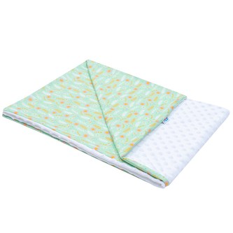 Dětská deka z Minky New Baby Harmony zelená 70x100 cm