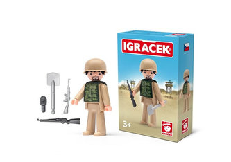IGRÁČEK - Voják s doplňky
