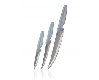 BANQUET Sada nožů SAPHYR, 3 ks, šedá