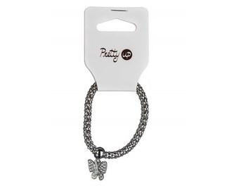 Náramek PRETTY UP 6,5 cm, 1 pár, motýl