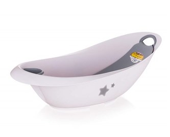 KEEEPER Vanička dětská se sedátkem STARS 87 x 45,5 x 32,5 cm, bílá