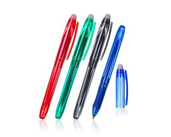 STINGRAY Pero gumovací, 4 ks sada, modré, červené, zelené, černé