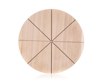 BANQUET Prkénko krájecí dřevěné na pizzu BRILLANTE 32 x 1,5 cm