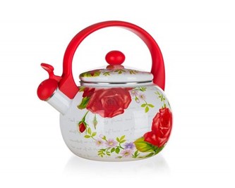 BANQUET Konvice smaltovaná pískací ROSE 2,2 l