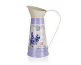 HOME DECOR Konvička plechová LAVENDER 21 x 14 x 28 cm