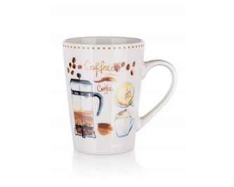 BANQUET Hrnek keramický CAKE ans COFFEE 500 ml, dec.2