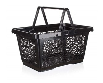 BANQUET Nákupní košík plastový 43 x 30 x 23 cm černý