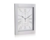 HOME DECOR Hodiny nástěnné 21,5 x 29 x 5,5 cm, bílé