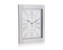 HOME DECOR Hodiny nástěnné 21,5 x 29 x 5,5 cm, bílé