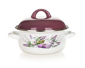BANQUET Kastrol smaltovaný LAVENDER 20 cm, 2,1 l