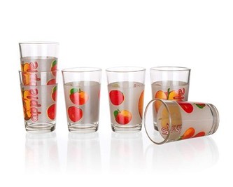 BANQUET Sada sklenic APPLE 230 ml, 6 ks