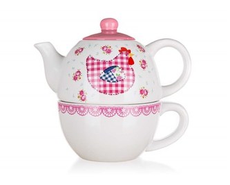 BANQUET Konvička keramická se šálkem HEN