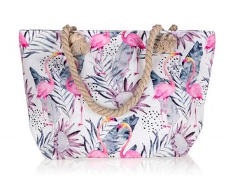 PRETTY UP Kabelka dámská PRETTY UP 33,5 x 32 x 14,5 cm, plameňáci