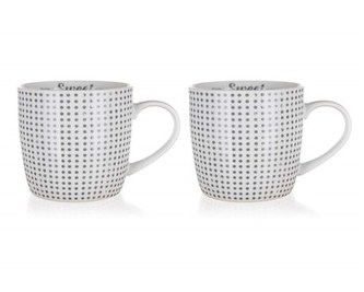 BANQUET Sada keramických hrnků SWEET HOME 360 ml, 2 ks