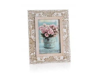 HOME DECOR Rámeček RUSTIN WHITE, var.3