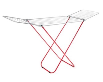 Sušák na prádlo ECONOMY 16 m bílo-červený