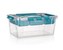 KEEEPER Box úložný s vložkou HUBERT 29 x 19 x 12,4 cm, modrozelený