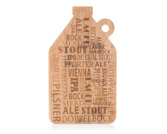 BANQUET Prkénko krájecí dřevěné BRILLANTE Bamboo 38 x 22 x 1,5 cm, dekor