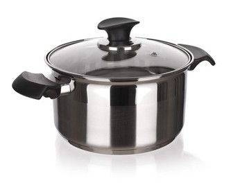 BANQUET Hrnec nerezový AKCENT New Line 24 cm, 6,10 l, s poklicí