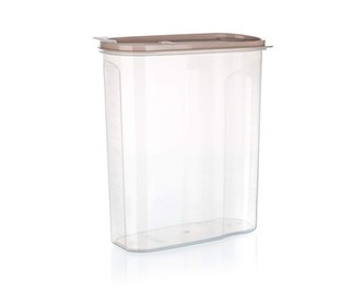 BANQUET Dóza plastová RIVA 4 l, hnědá