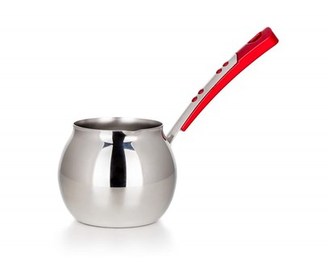 BANQUET Džezva nerezová VISTA Red 0,35 l, rovná rukojeť