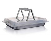 BANQUET Plech s nepřílnavým povrchem CULINARIA 42 x 29 x 4 cm, s víkem