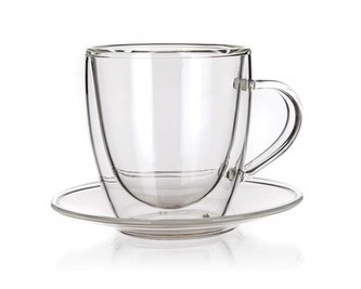 BANQUET Šálek dvoustěnný s podšállekm DOBLO 80 ml