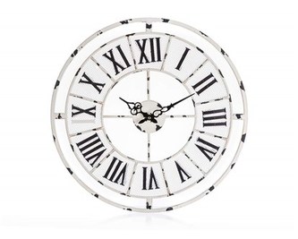 Hodiny nástěnné ANTIC SILVER  50 cm