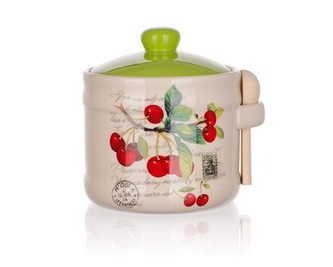 BANQUET Dóza keramická se lžičkou CHERRY 400 ml, OK