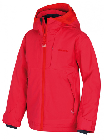 Dětská ski bunda Zisi Kids výrazně růžová - 152-158