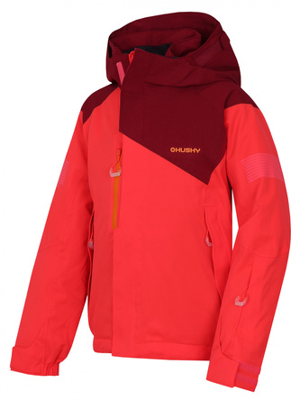 Dětská ski bunda Gonzal Kids neonově růžová - 164