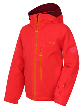 Dětská ski bunda Gomez Kids neonově růžová - 164