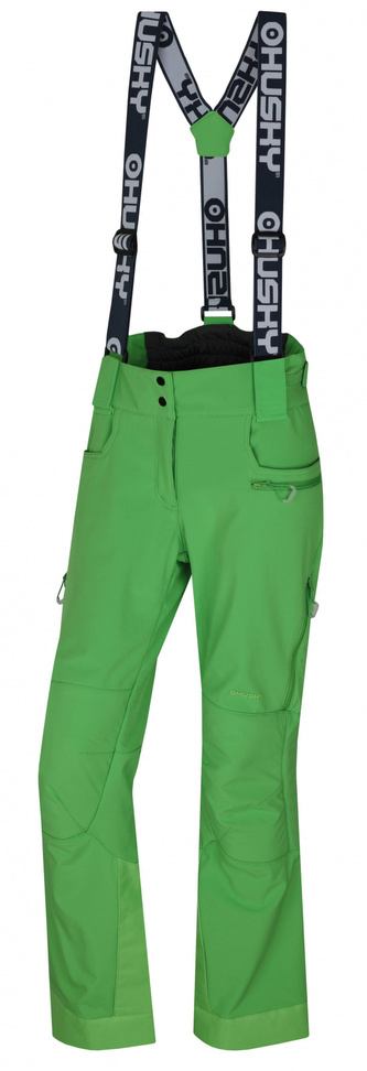 Dámské lyžařské kalhoty Galti L zelená - XL