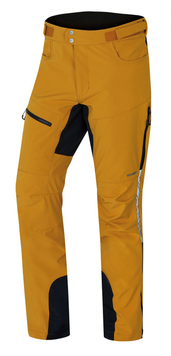 Pánské softshell kalhoty Keson M horčicová - S
