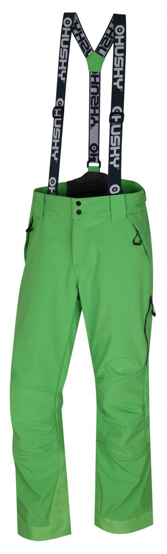Pánské lyžařské kalhoty Galti M sv. zelená - XL