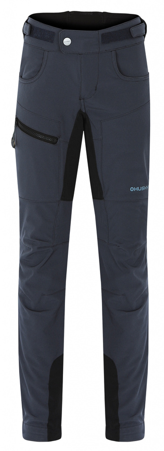Dětské softshell kalhoty Keson K tm. šedá - 152