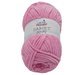 Příze SAMET - růžová - 100g / 100 m