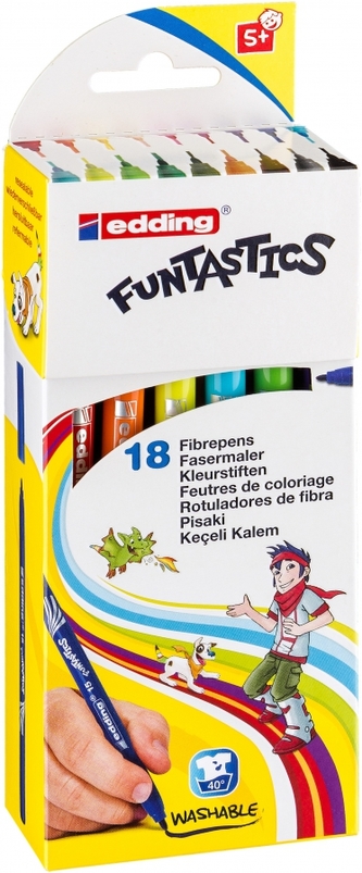 Fix Edding 15 Funtastics 18ks sada pro větší děti