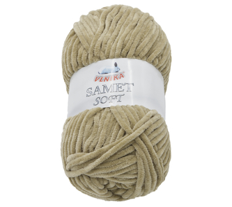 Příze SAMET - šedobéžová - 100g / 100 m