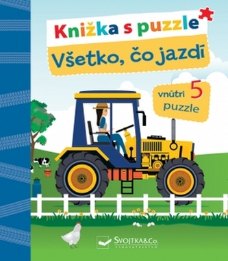 Knižka s puzzle Všetko, čo jazdí