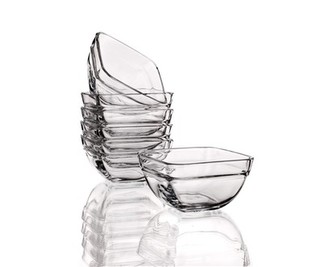 PASABAHCE Sada skleněných misek PUDDING 11 cm, 6 ks, OK