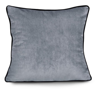 Polštář VELVETE šedá 45x45 cm Mybesthome