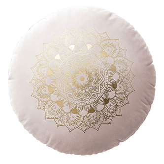 Polštář s výplní MANDALA růžová O 45 cm x 15 cm  Mybesthome