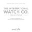 The International Watch Co. from 1875 to 1890