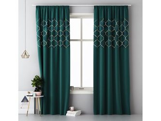 Dekorační vzorovaný závěs s řasící páskou RABAT 140x250 cm MyBestHome