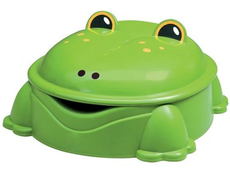 Pískoviště žabá zelené s víkem