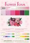 Flower Foam Speciální pěnová guma A4 - červenorůžové barvy 6 ks