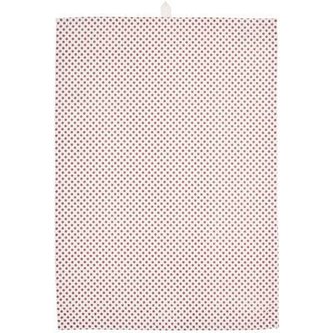 Utěrka - červené vločky