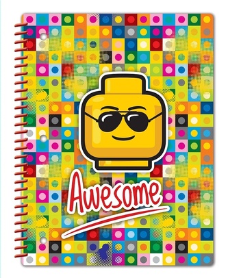 LEGO Iconic Spirálový Sešit - Awesome